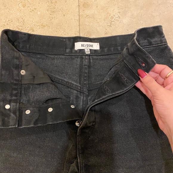 Re/done 50s cutoff shorts / black / size 26 - Picture 4 of 6